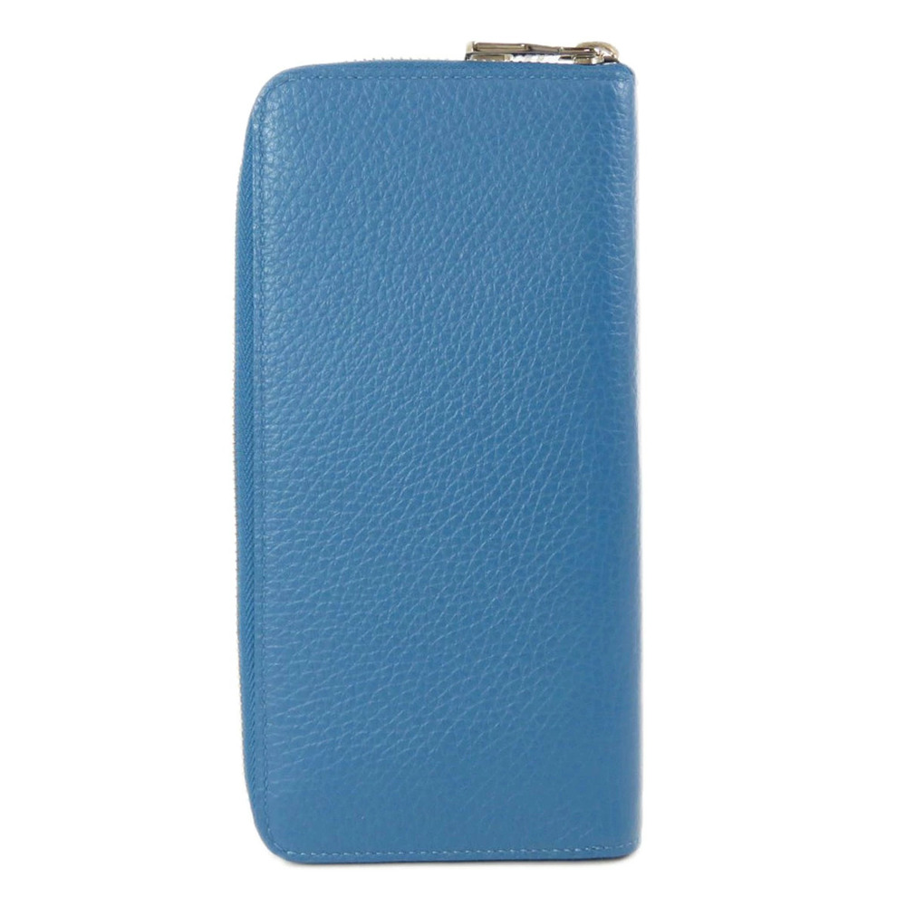 Louis Vuitton Vertical Long Leather Zippy Taurillon Wallet Wallet Black